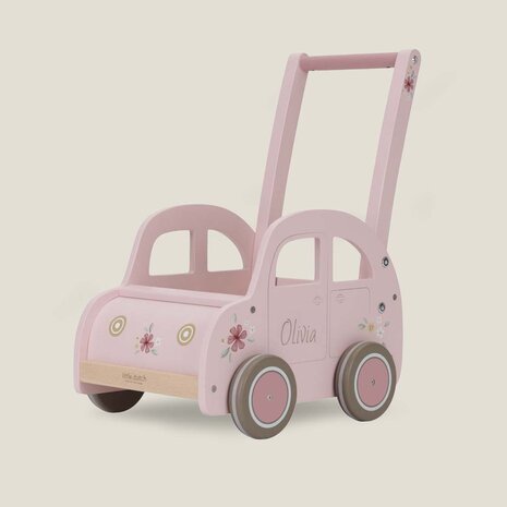 Roze loopwagen - Little Dutch