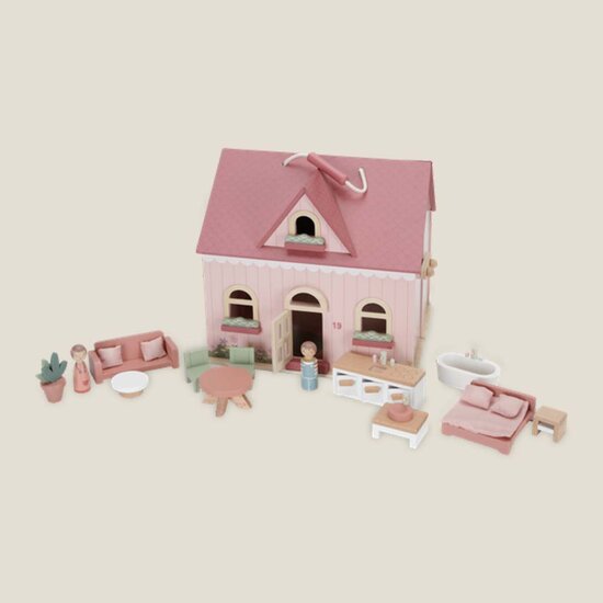 Draagbare poppenhuis - Little Dutch