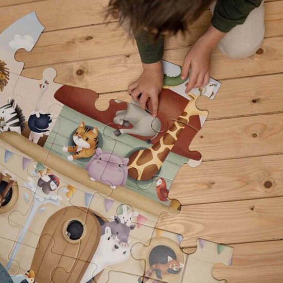 Vloerpuzzel &ndash; Noah&#039;s Ark - Little Dutch